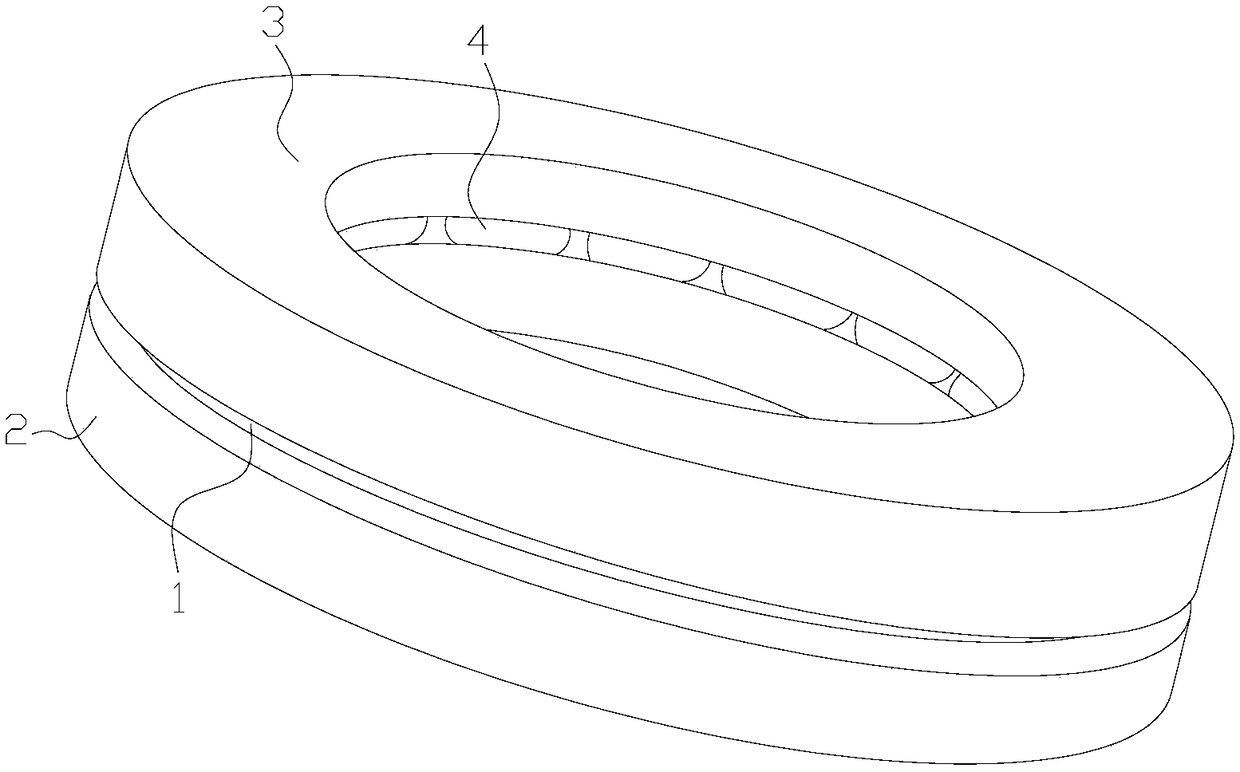 Combined type labyrinth sealing bearing