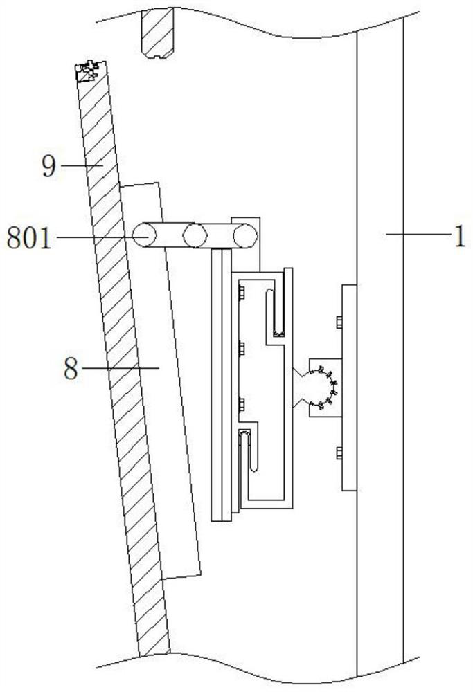 Fabricated building curtain wall connecting structure