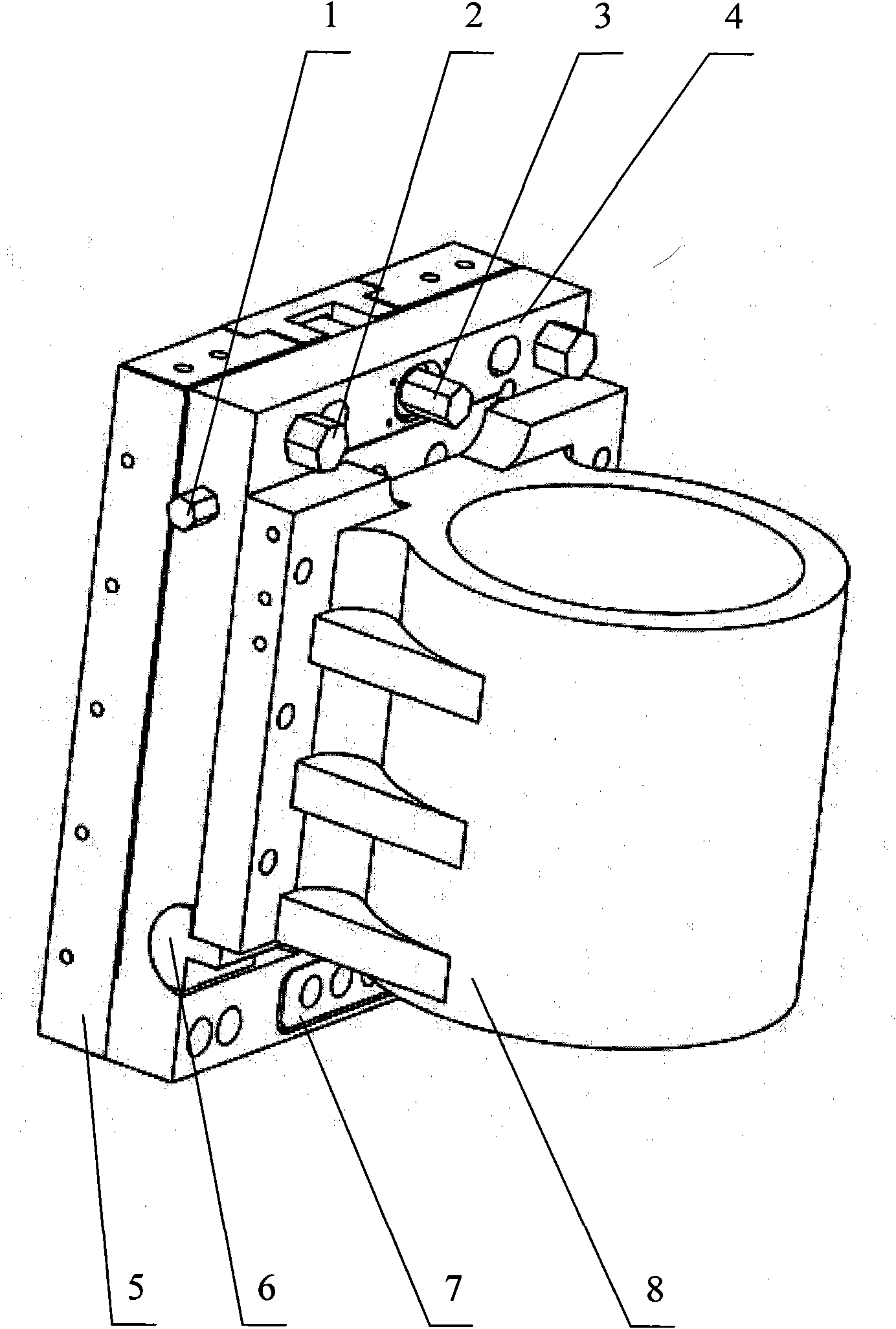 Elastic adjusting mechanism for special semiconductor device