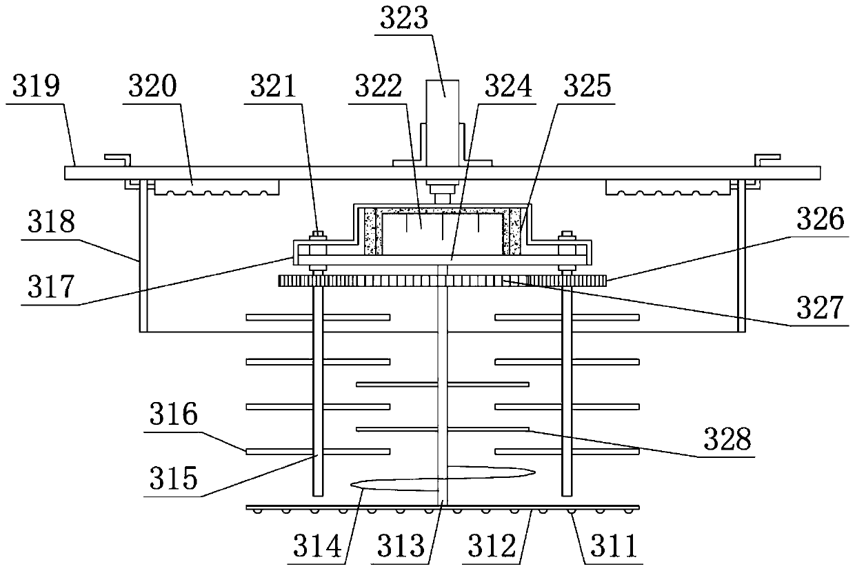 Environment-friendly waste paper regeneration treatment device