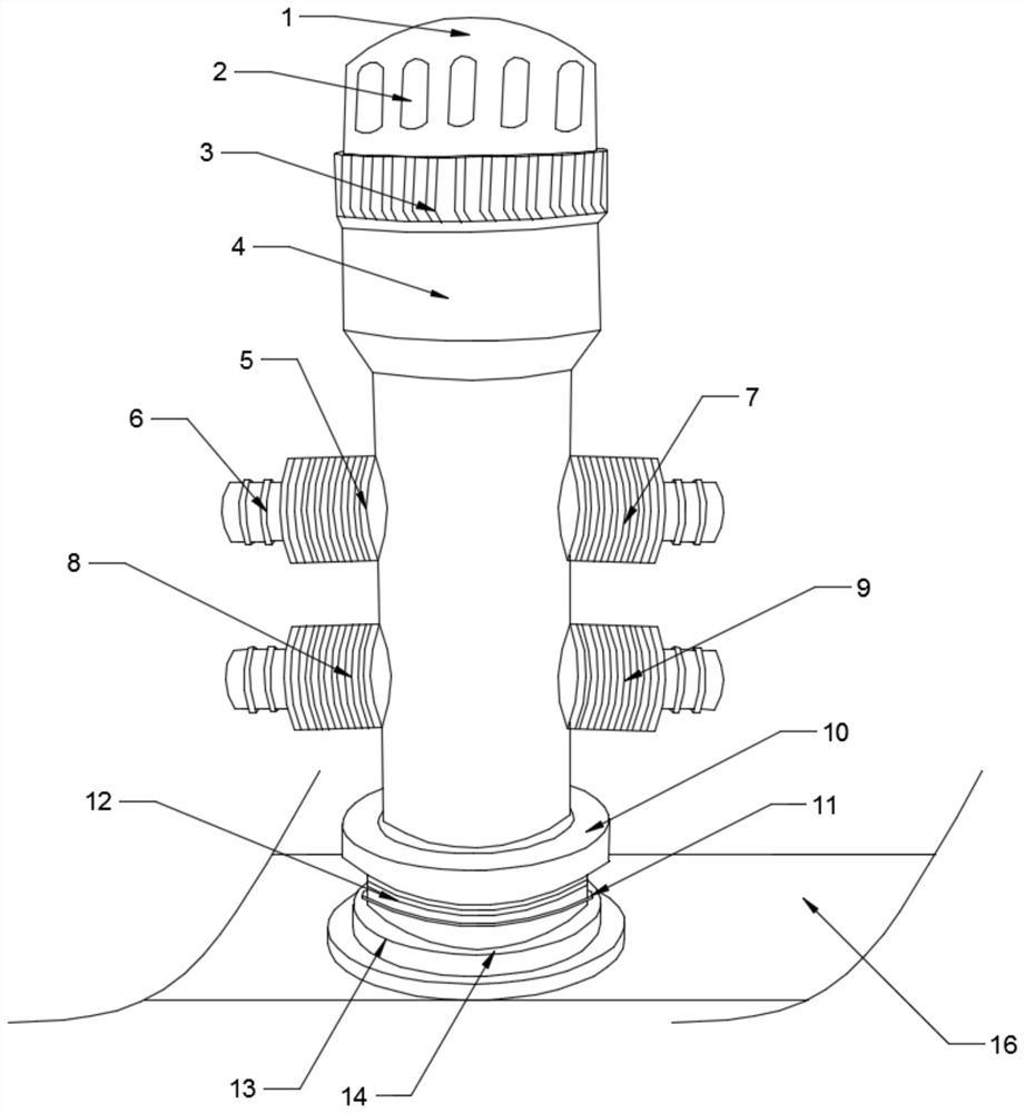 Hot melting water segregator