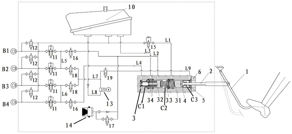 Brake master cylinder assembly, electronic hydraulic brake system and motor vehicle