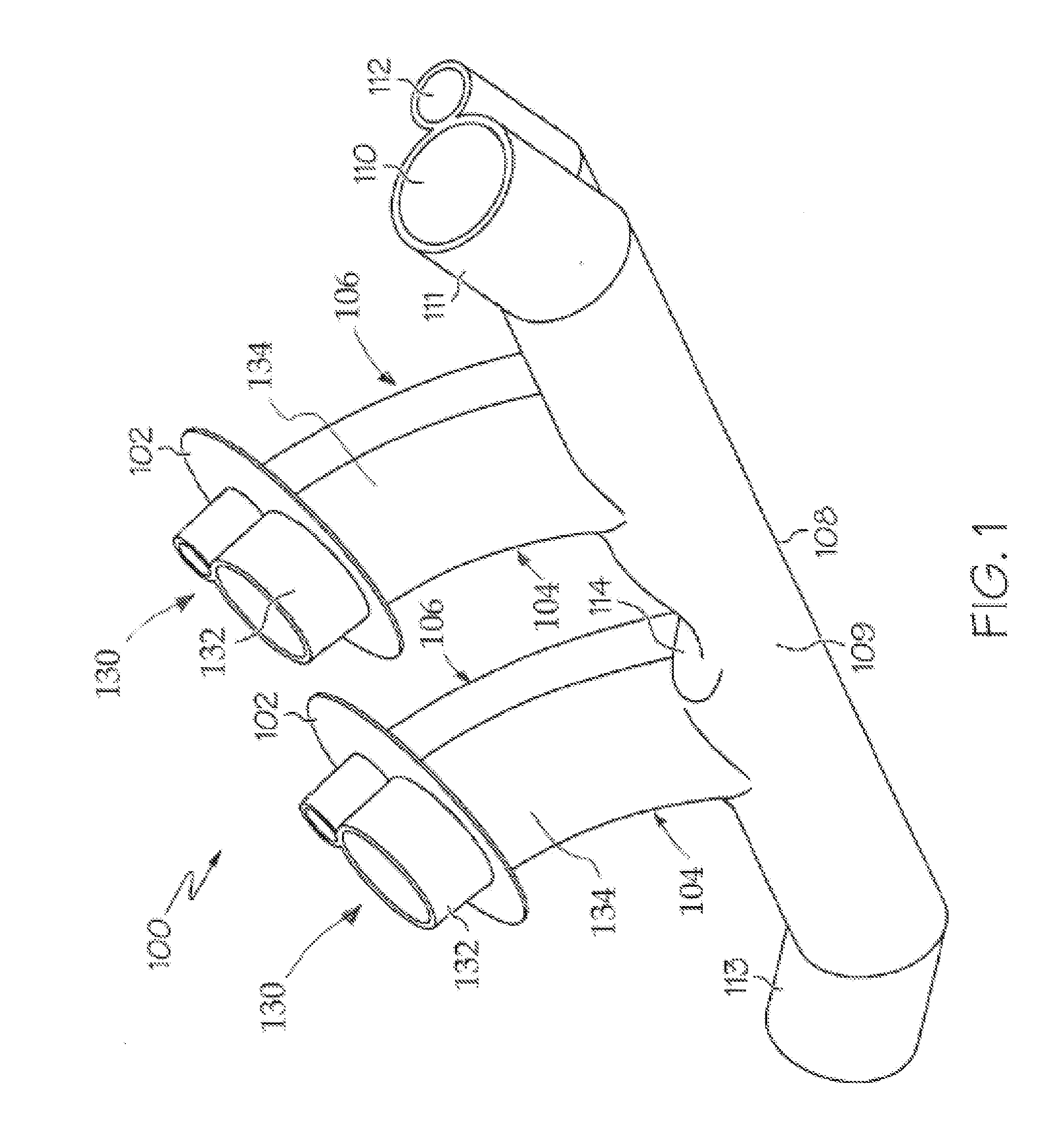 High Flow Therapy Artificial Airway Interfaces and Related Methods