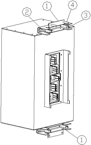 Novel plugging box fixation member