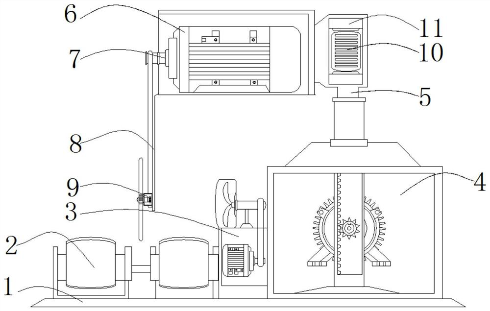 Automatic cutting system for metal surface rock wool composite board