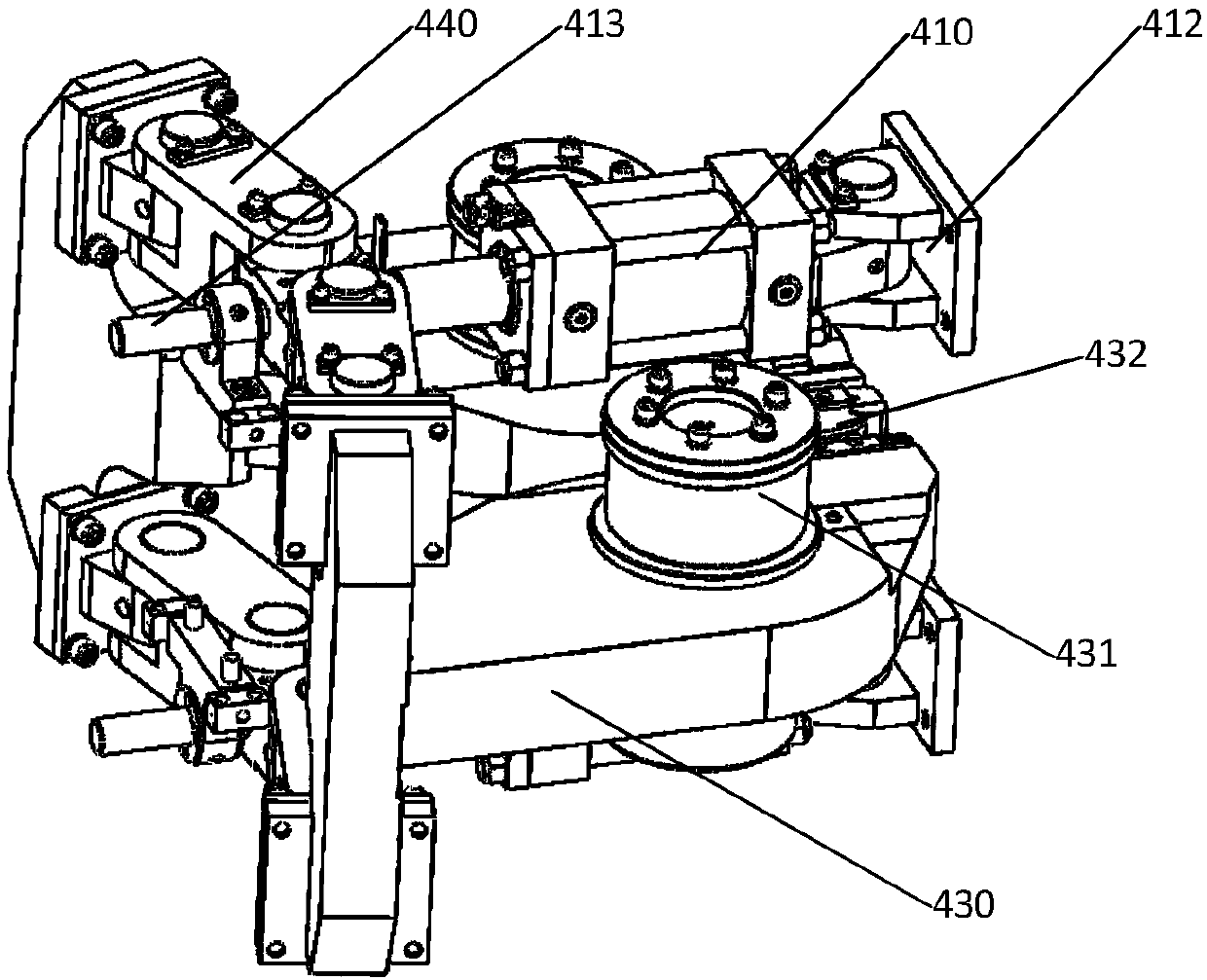 Direct current railway steel rail flash butt welder for rapid pressure maintaining push protruding