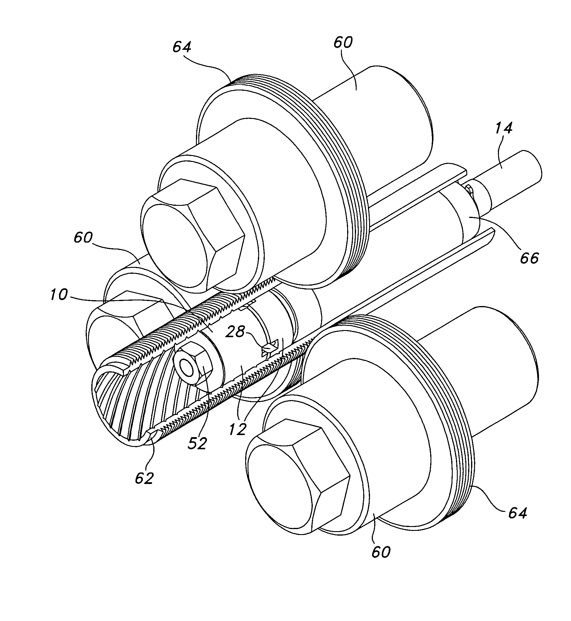 Retractable finning tool and method of using