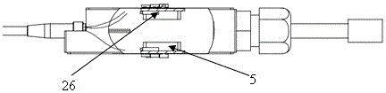 A usb3.0 type optical fiber connector connection assembly