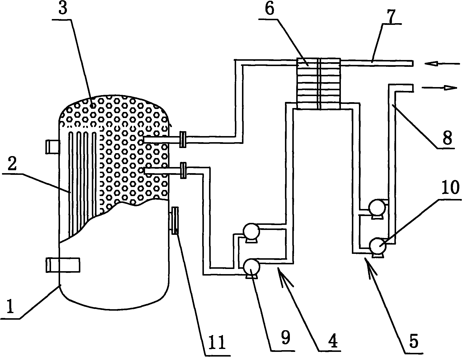 Foamed aluminum energy-storage type electric heating boiler