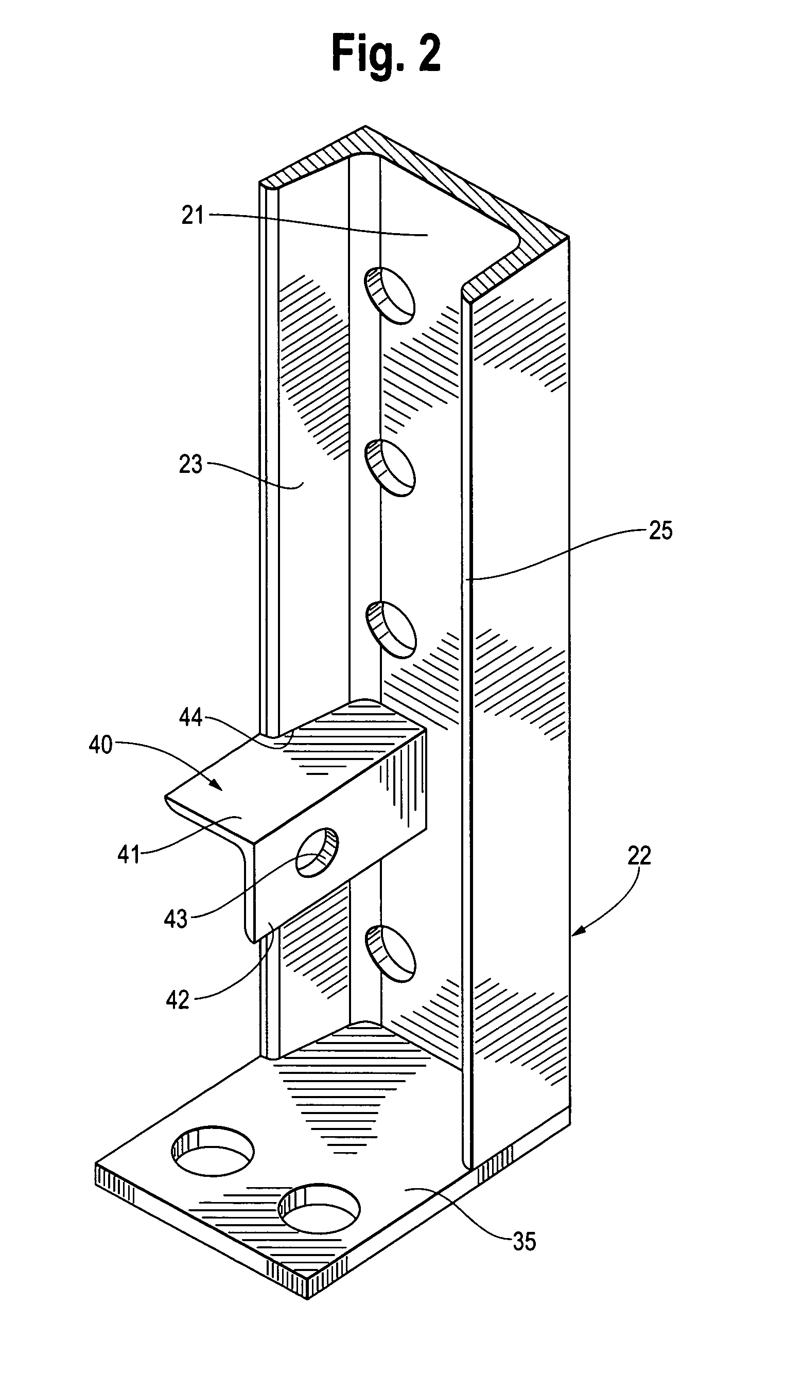 Reinforced and bolted rack truss