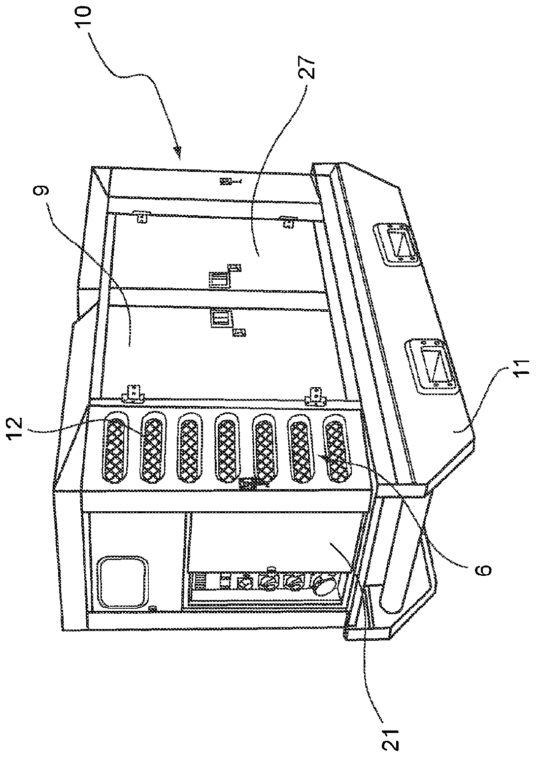 Compact electricity generator set