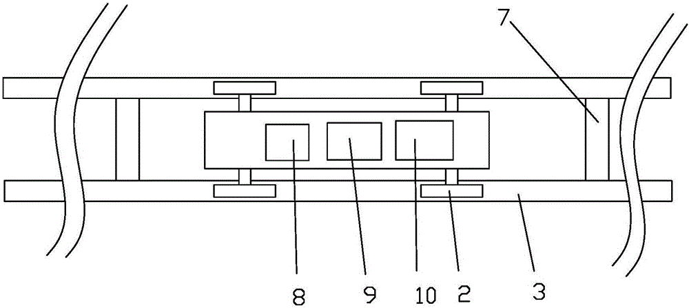 Light intensity detection-based automatic following method