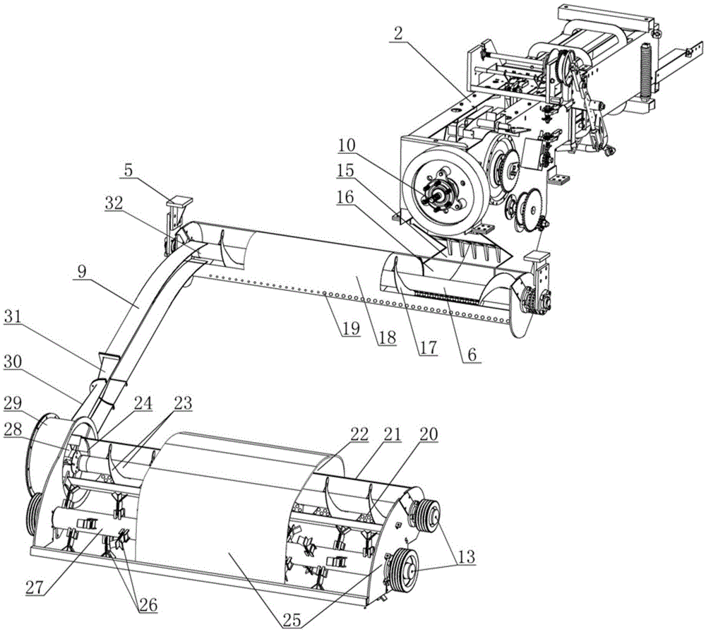 Self-propelled corn harvesting machine