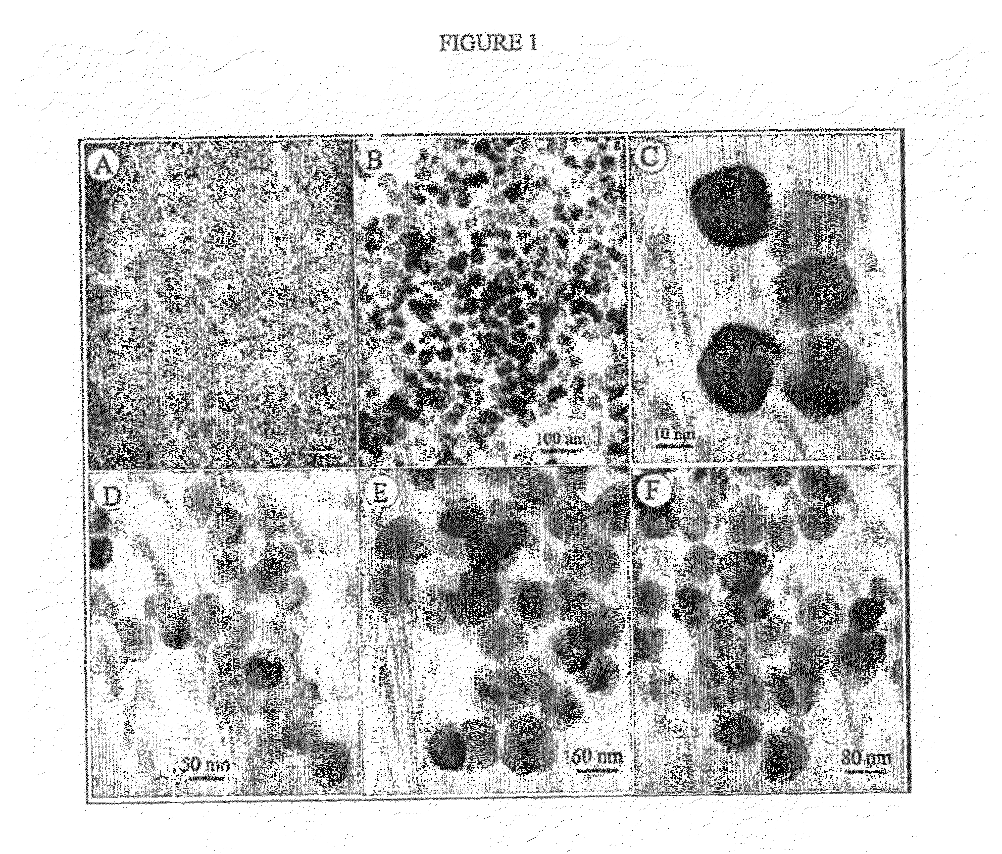 Upconversion fluorescent nano-structured material and uses thereof