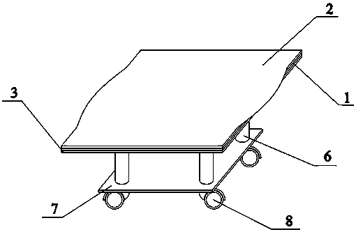 Multifunctional lifting tea table