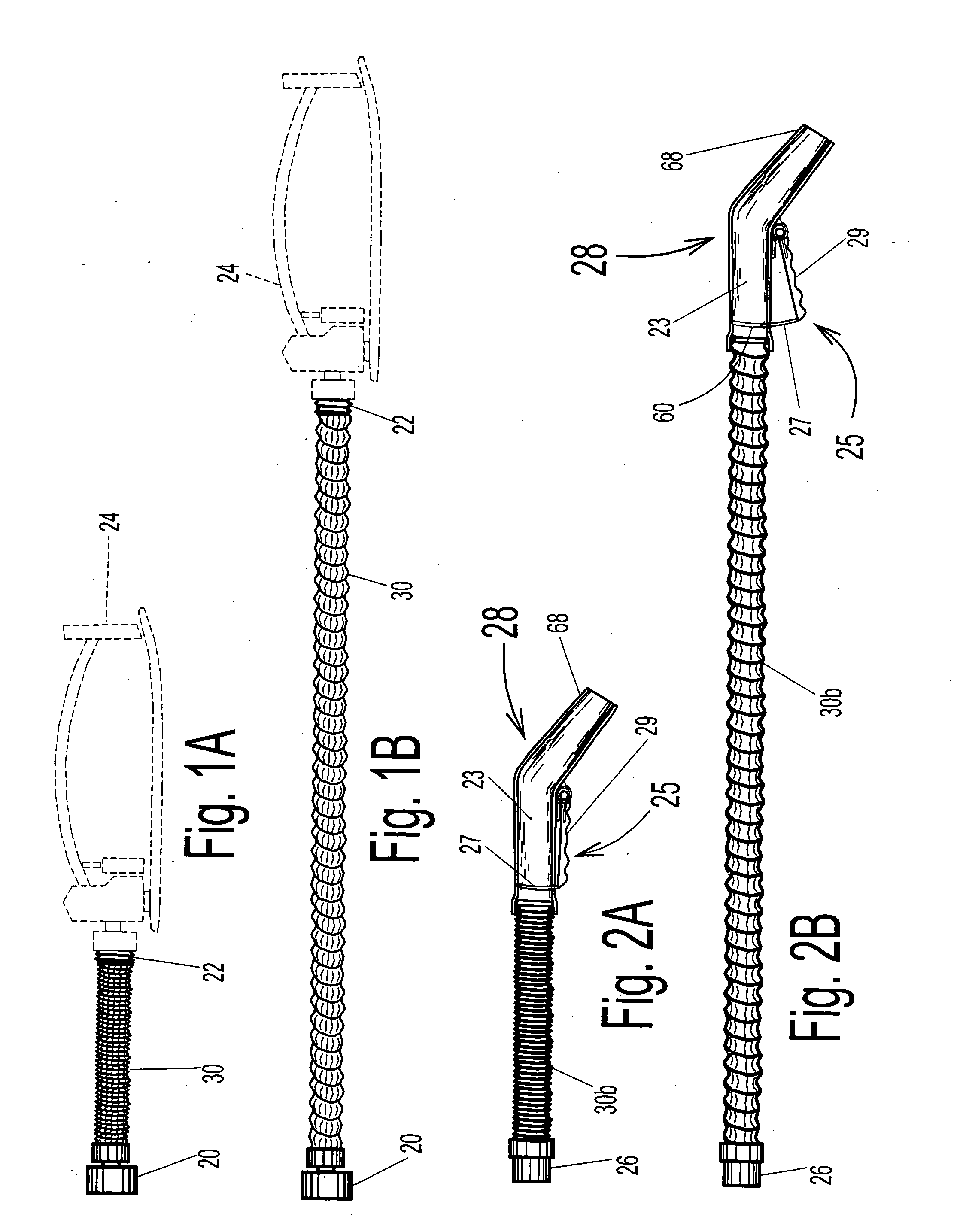 Linearly retractable pressure hose