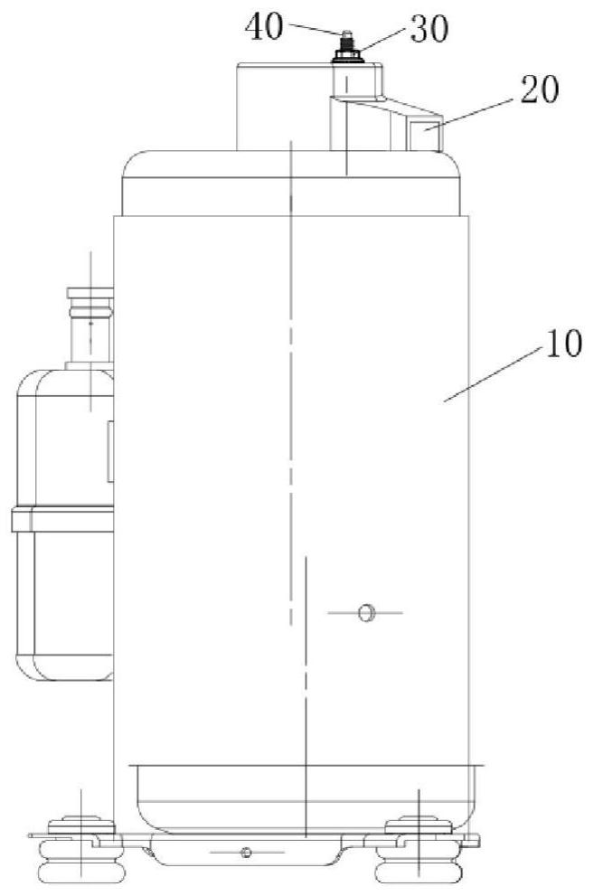 Preassembling fastening assembly and compressor