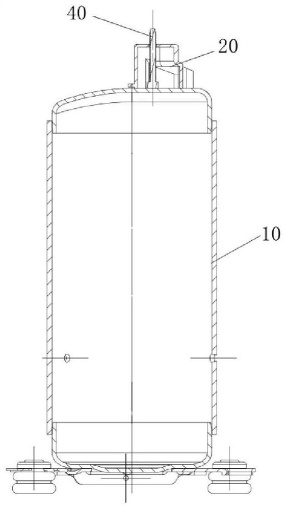 Preassembling fastening assembly and compressor