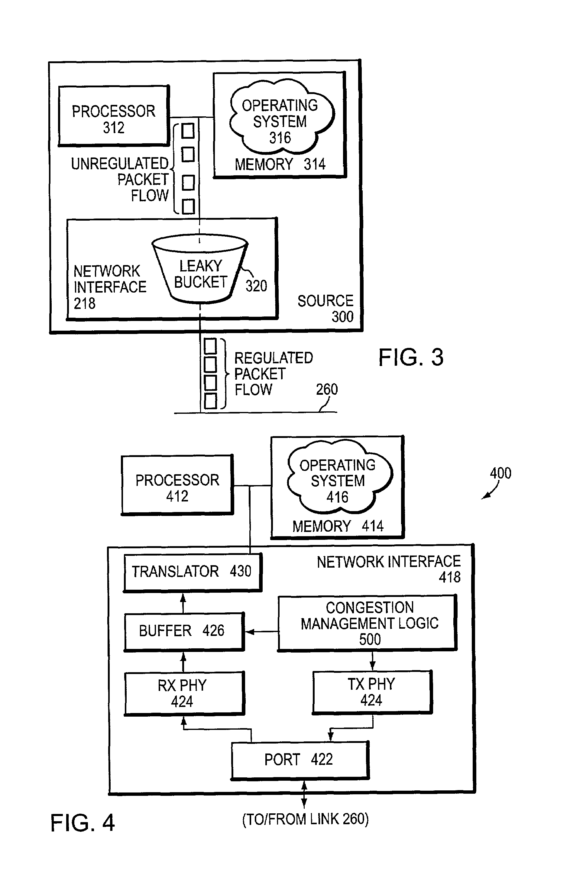 Technique for providing end-to-end congestion control with no feedback from a lossless network