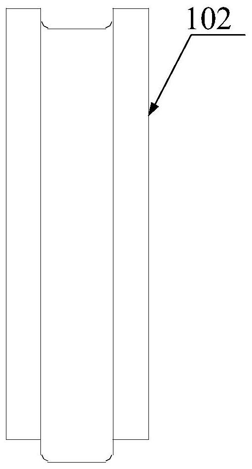 Tenon-and-mortise assembly type building block with decorative surface and wire-containing pipeline box structure and wall body