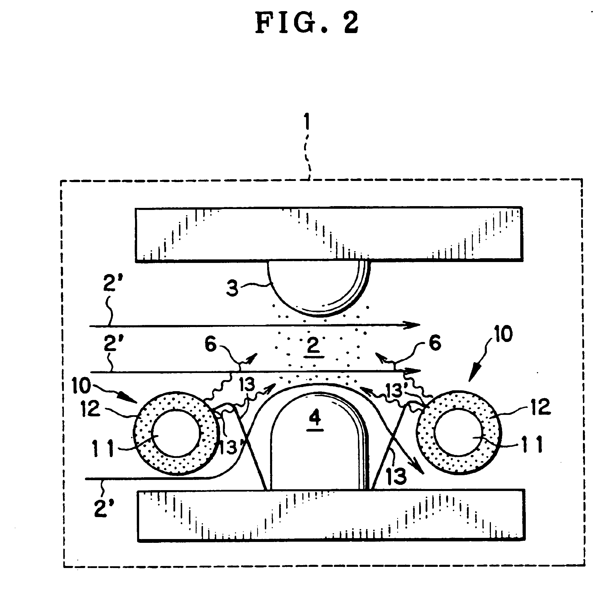 Gas laser apparatus emitting ultraviolet radiation