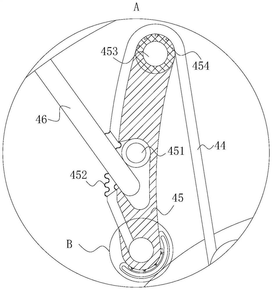 Lifting umbrella transmission device