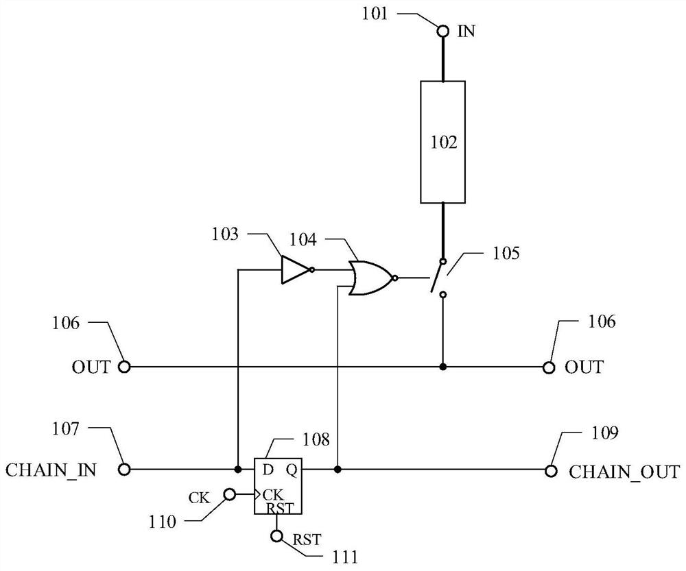 An analog signal readout circuit array with a variable number of output channels and a readout method