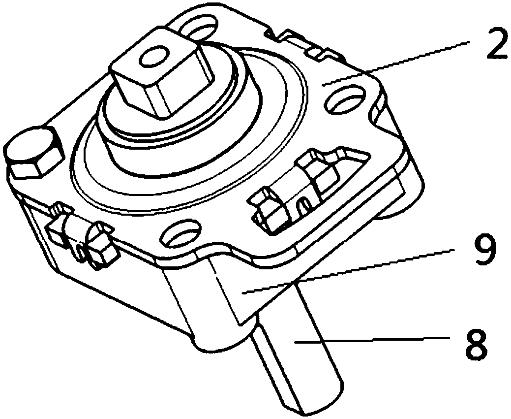 Direct-drive type manual half-basin lifting device for automobile seat