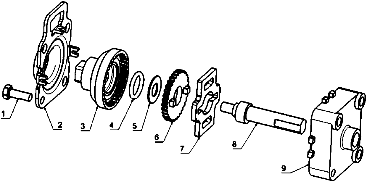 Direct-drive type manual half-basin lifting device for automobile seat