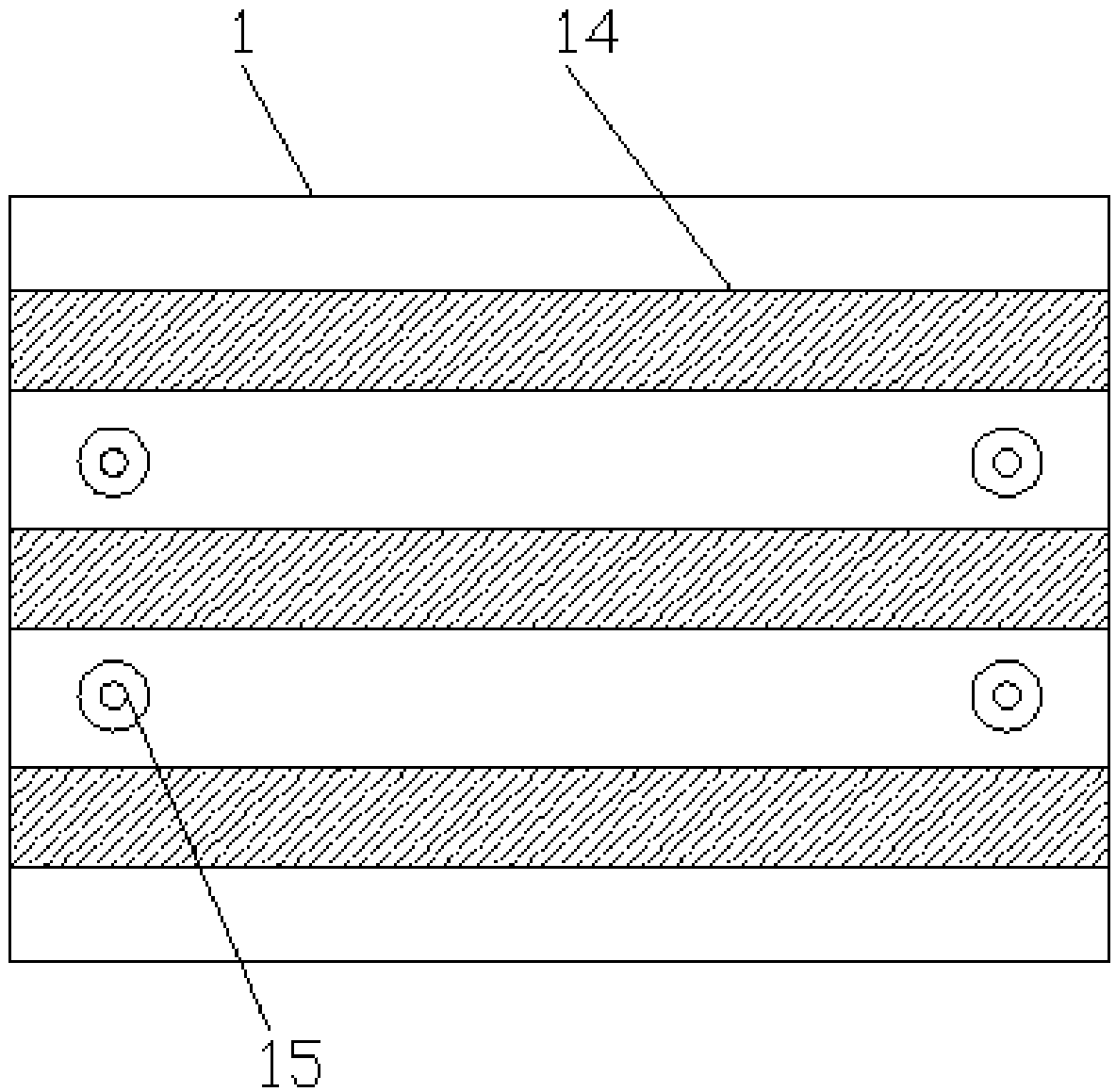 Varnish stoving device applied to family bedroom doors