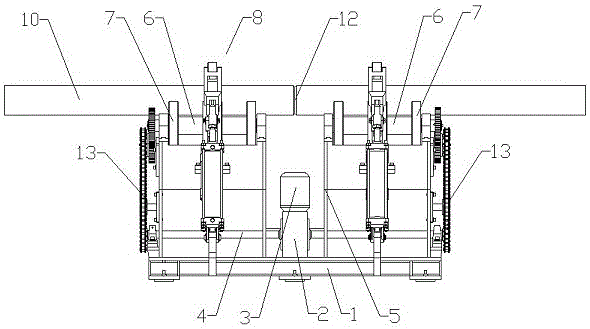 Pipe assembly welding external clamping device