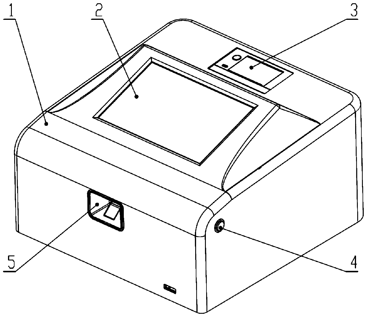 Medical turntable type multi-project fluorescent immunization analyzer