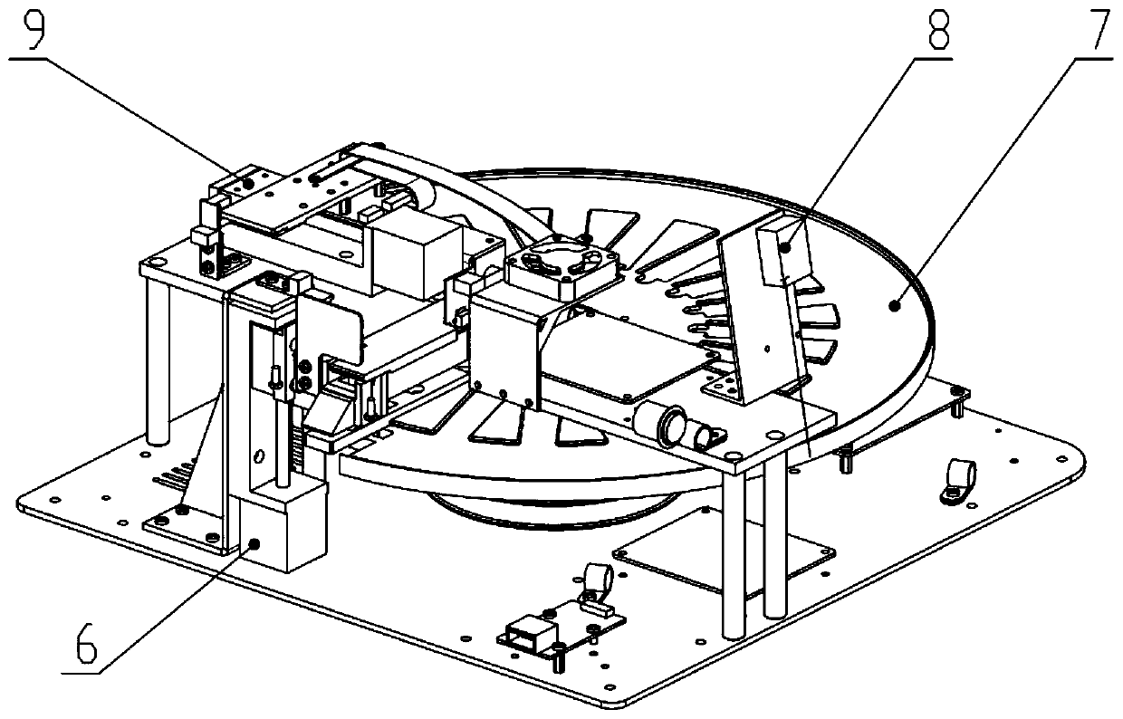 Medical turntable type multi-project fluorescent immunization analyzer