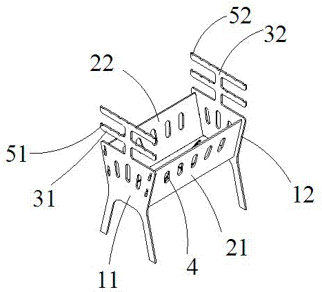 Household barbecue grill