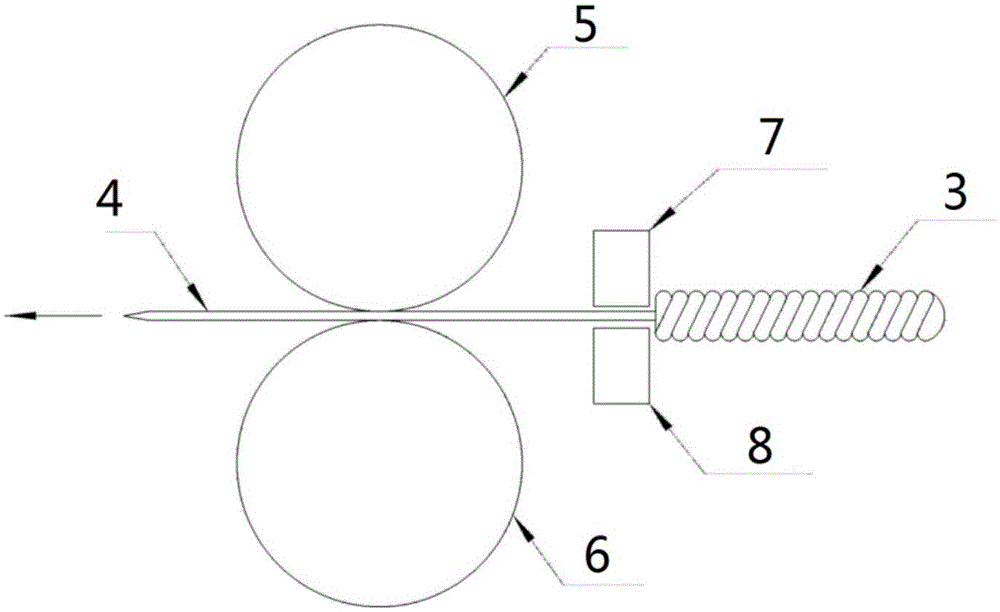 Automatic drawing machine for inspecting stem to needle body connection firmness and application method of automatic drawing machine