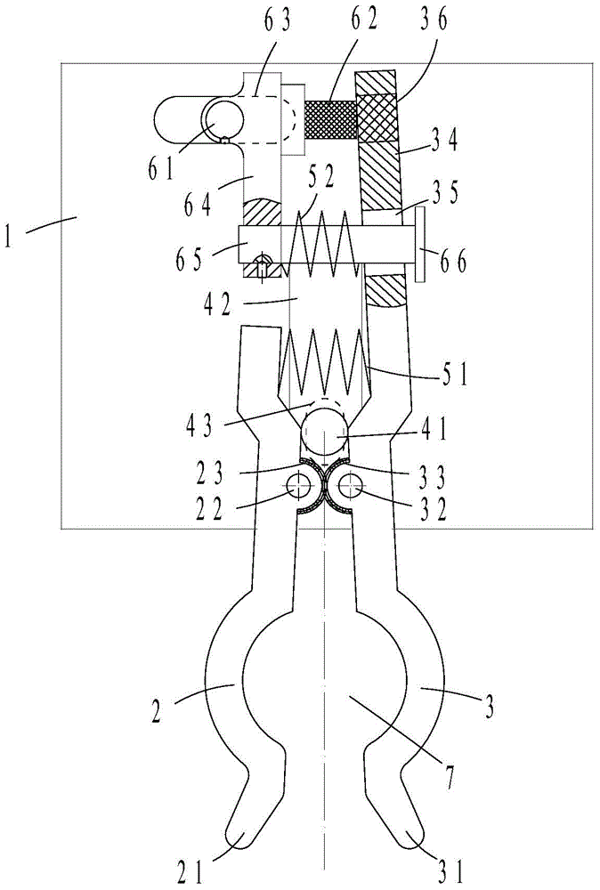 Clamping device for medicine bottles