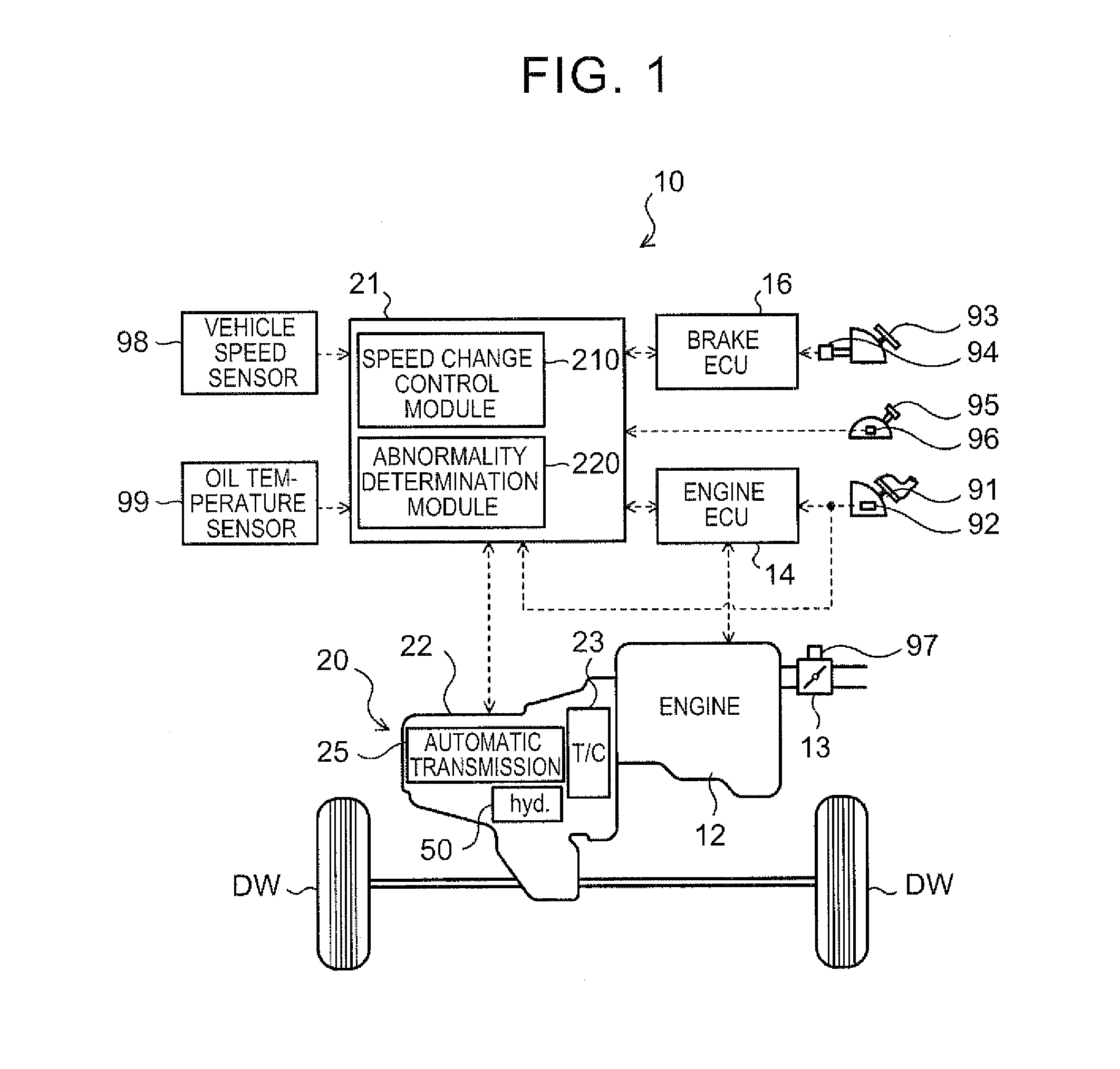 Hydraulic control device and abnormality determination method for the same