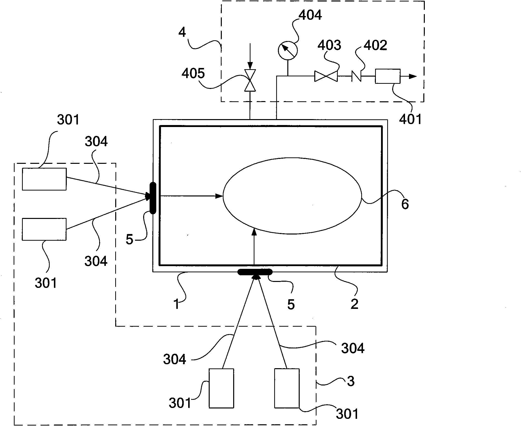 System and method for simulating irradiation heating environment of hypersonic aircraft