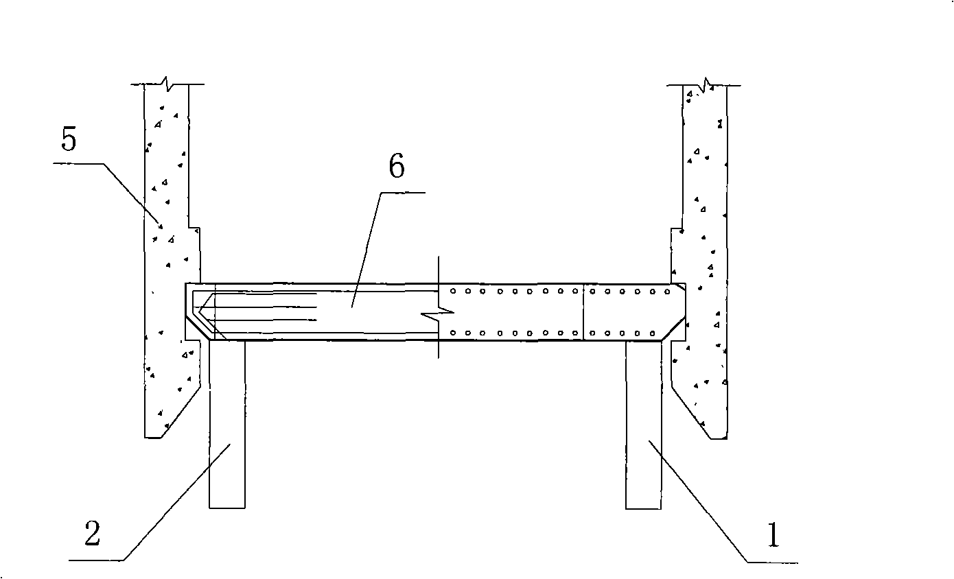 Method for preventing cyclone well from sinking when sealing bottom