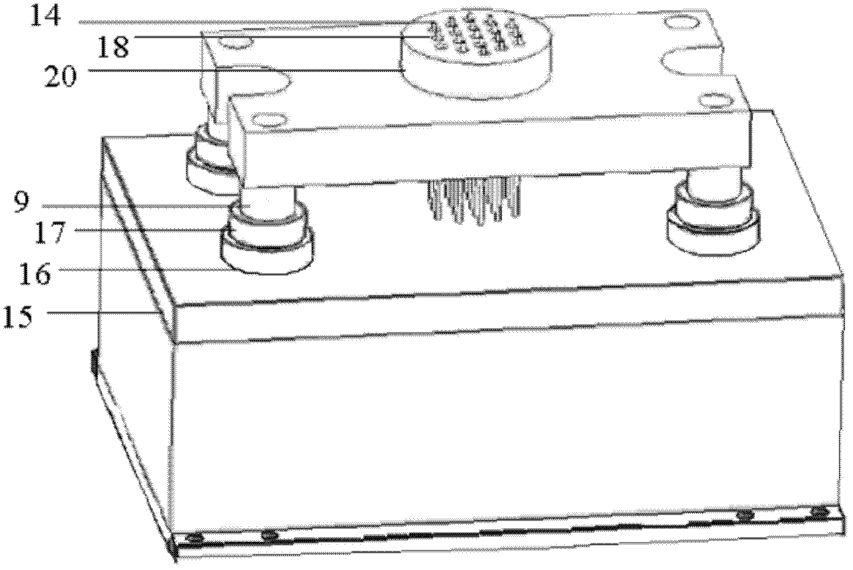 Build-up force standard machine capable of automatically centering