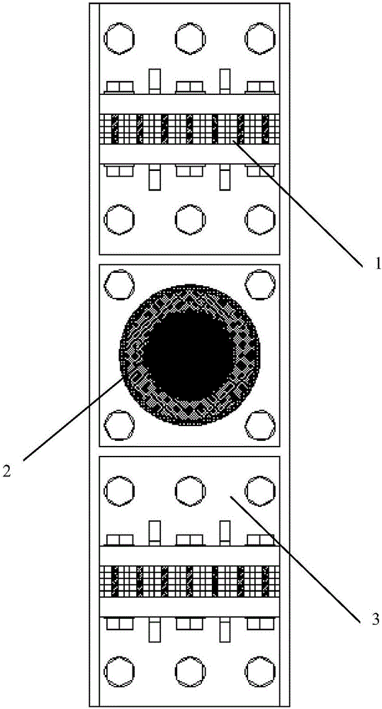 Modular high-performance soft steel lead-core rubber energy dissipater