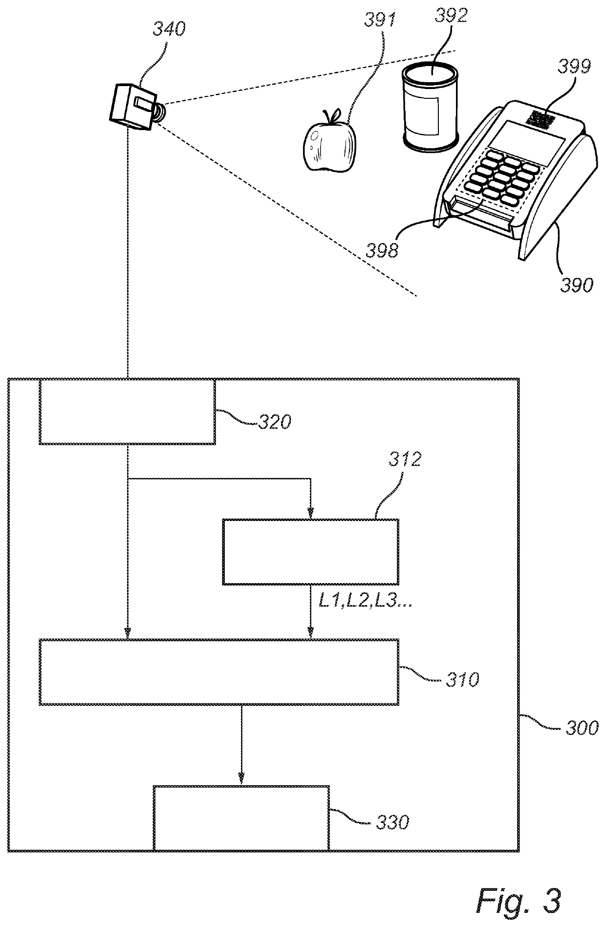 Tag for indicating a region of interest and method for finding a region of interest in an image