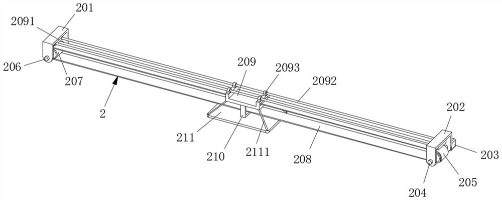 Adjustable cast-in-place support platform for pouring steel-concrete composite beam cantilever top plate