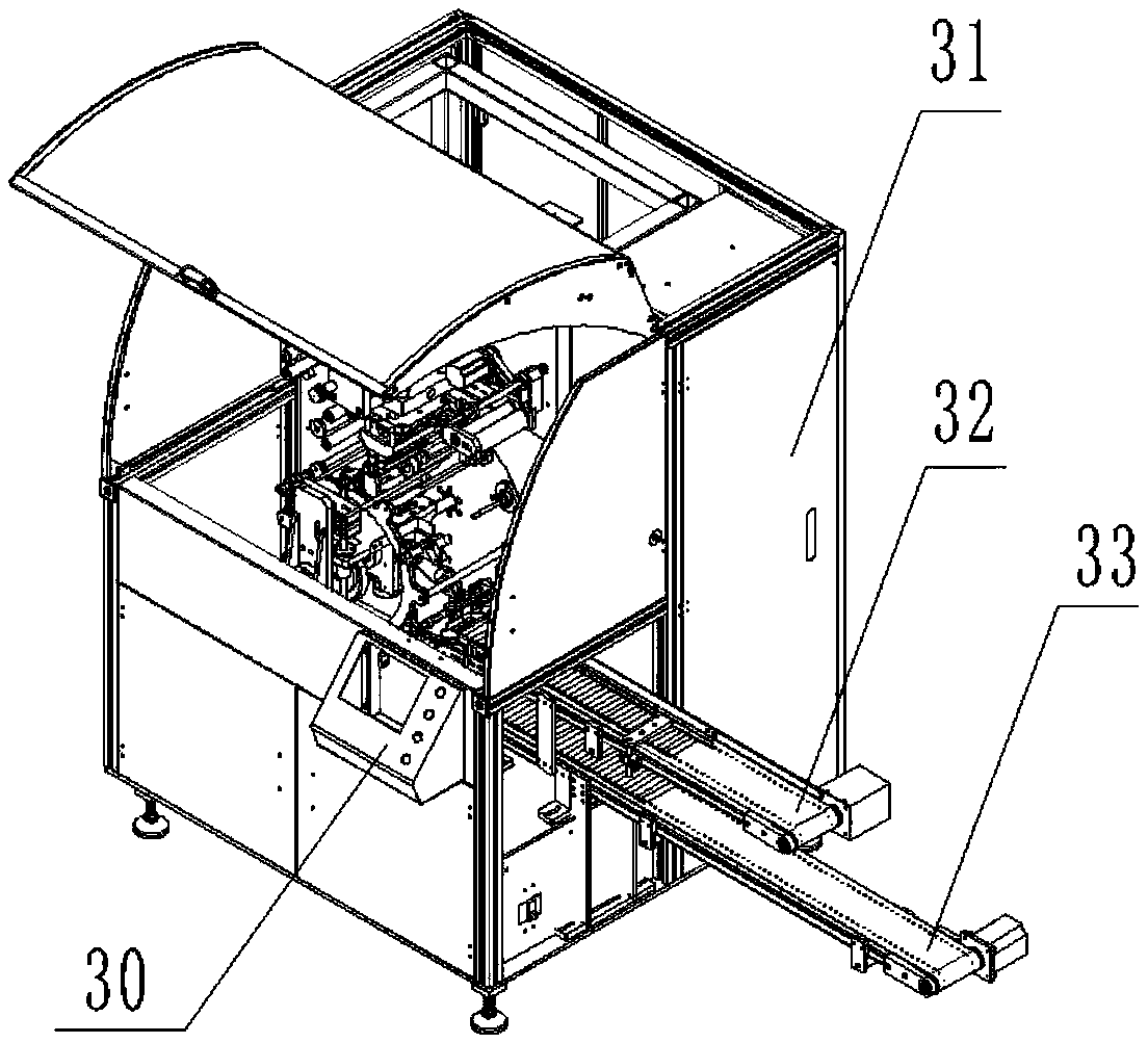 A fully automatic cam-controlled high-speed bronzing machine