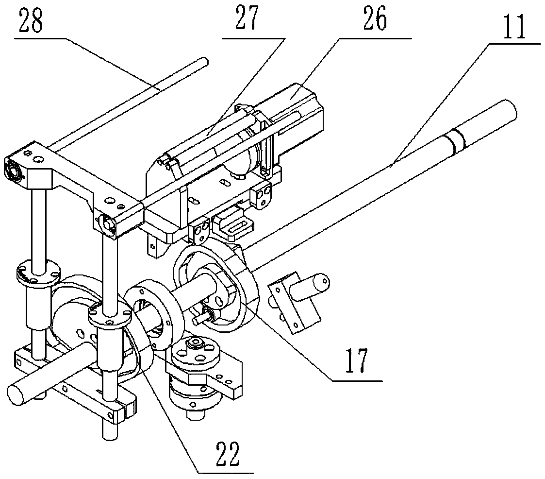 A fully automatic cam-controlled high-speed bronzing machine