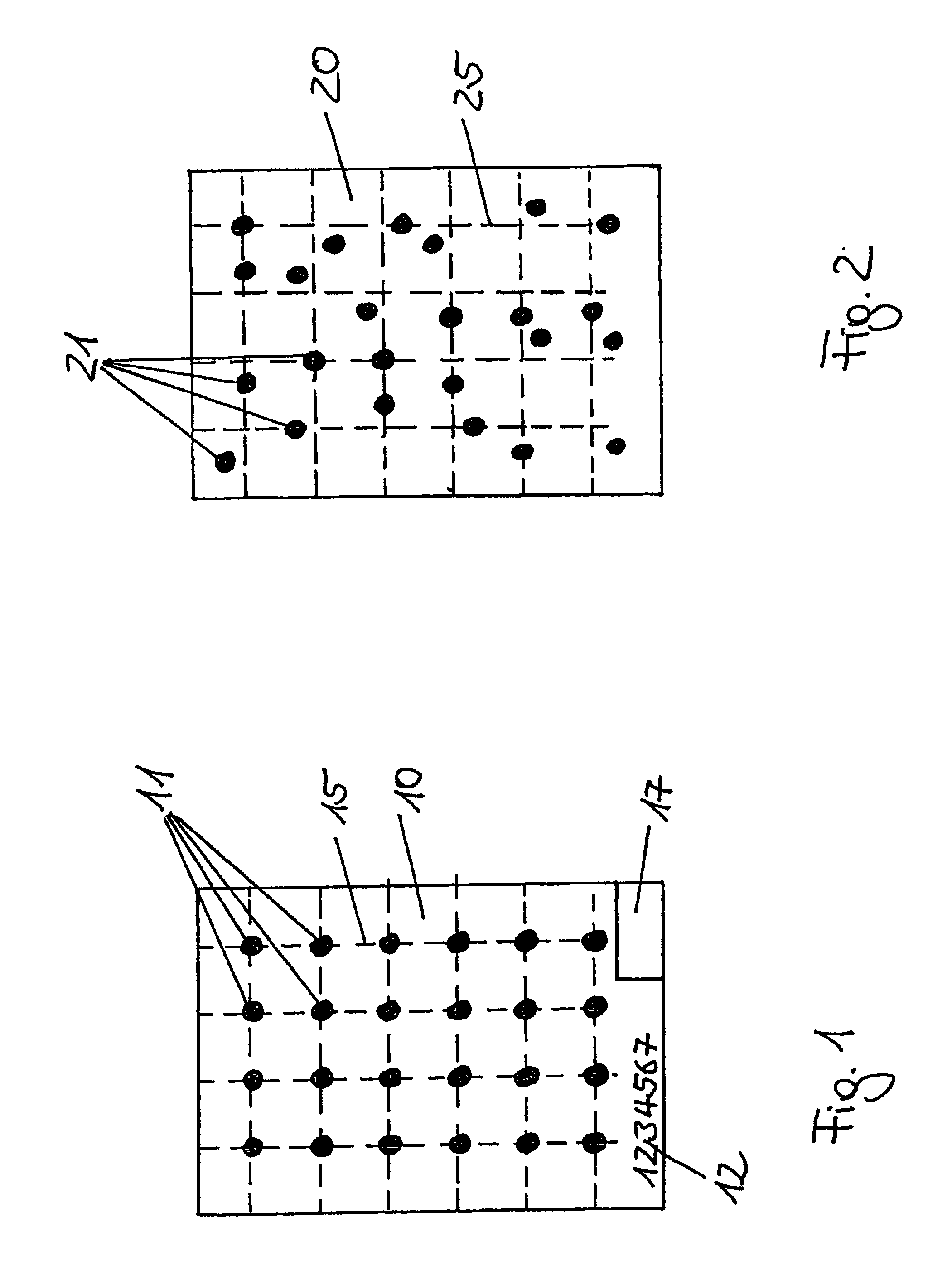 Support element for use in the analysis of substances