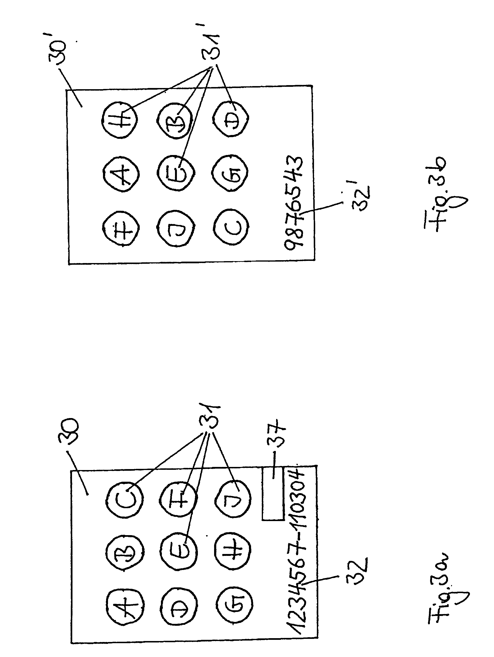 Support element for use in the analysis of substances