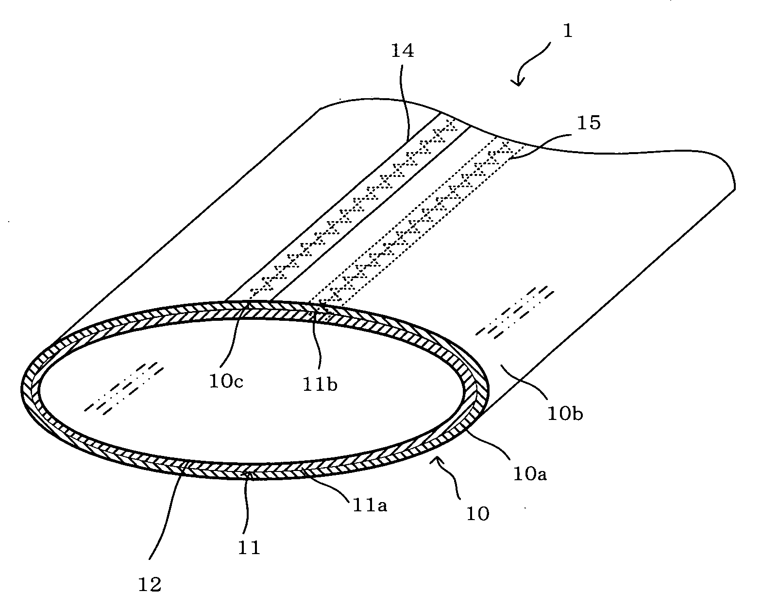 Pipe lining material and method for manufacturing same