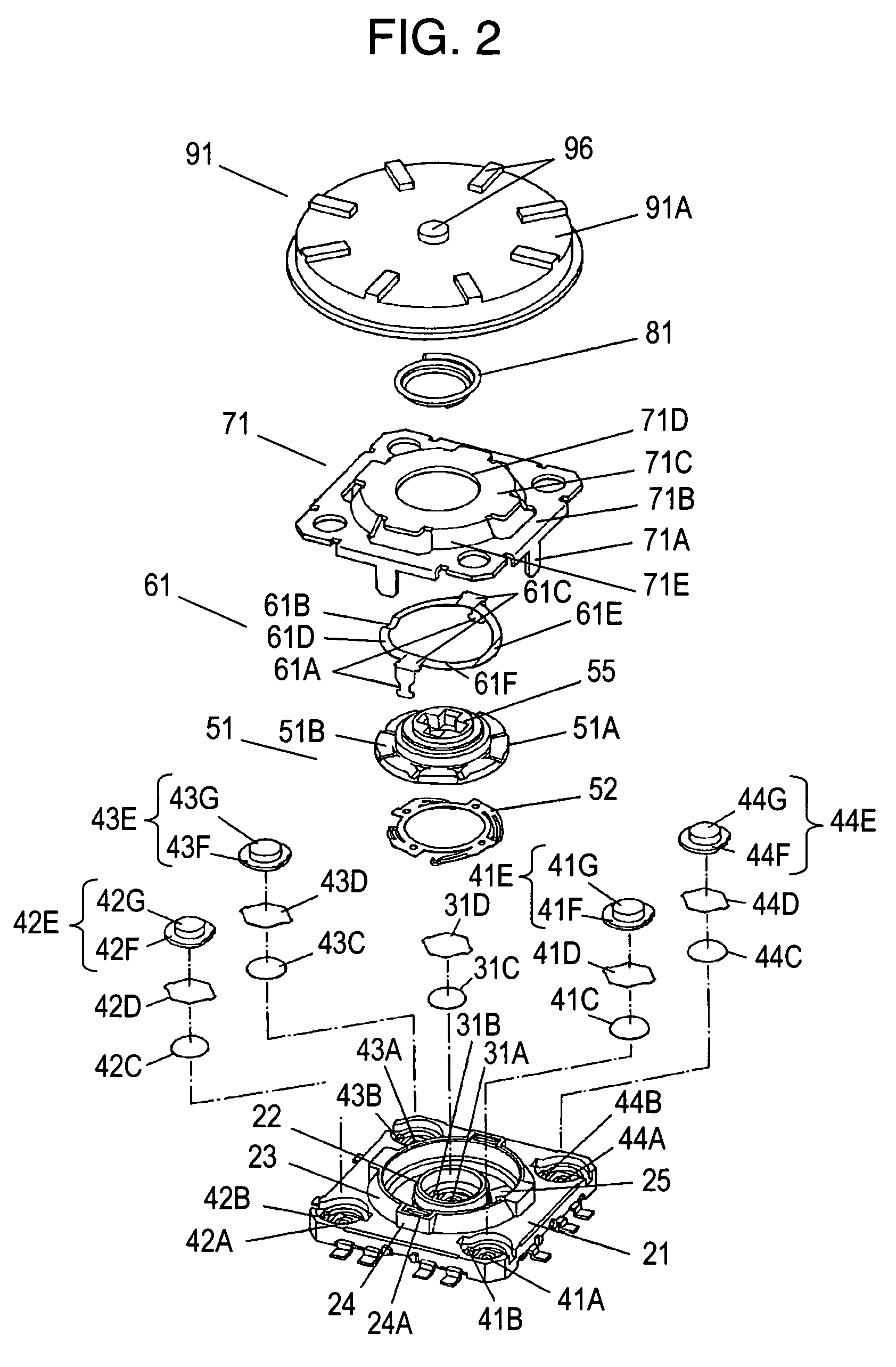 Multi operating electronic component