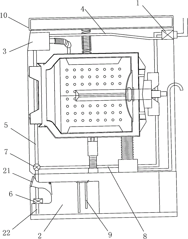 Detergent automatic dispensing device for washing machine